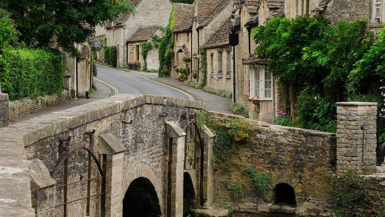 Castle Combe bridge in the Cotswolds