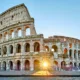 colosseum at sunrise in rome jpg